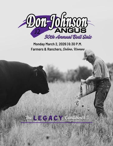 Don Johnson Angus 30th Annual Bull Salelog