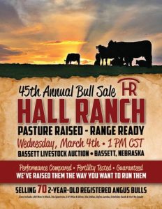 Hall Ranch 45th Annual Bull Sale