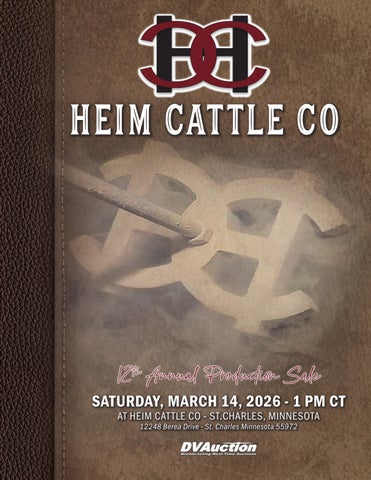 Heim Cattle Co 12th Annual Production Sale