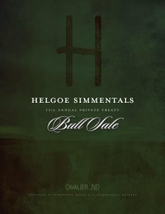 Helgoe Simmetnals 11th Annual Private Treaty Bull Sale