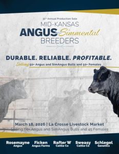 Mid-Kansas Angus and Simmental Breeders 31st Annual Production Sale