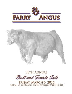 Parry Angus 28th Annual Bull and Female Sale