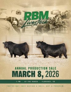 RBM Livestock Annual Production Sale