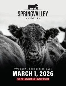 Spring Valley Angus 39th Annual Production Sale