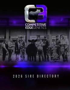 Competitive Edge Genetics 2026 Sire Directory