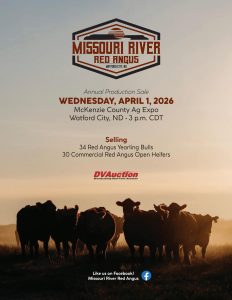 Missouri River Red Angus Annual Production Sale