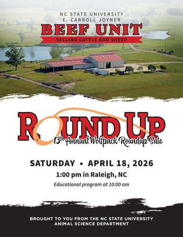 NCSU BEU 13th Annual Wolfpack Roundup Sale