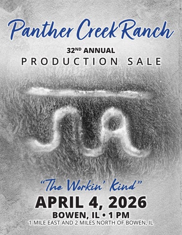 Panther Creek Ranch 32nd Annual Production Sale