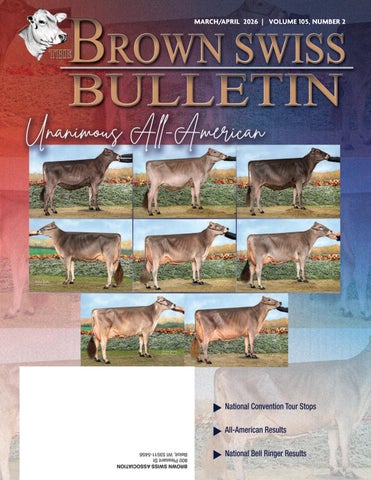 Brown Swiss - March/April 2026 Edition (First Class Mailing)
