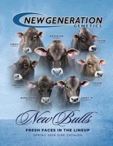 New Generation Genetics Spring Sire Directory